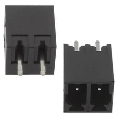15EDGVC-3.5-02P-13-00AH TERM.BLK.3.50MM 2P 180C MALE BLACK CLOSED - 1