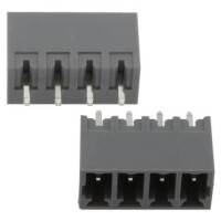 15EDGVC-3.5-04P-11-00SH TERM.BLK.3.50MM 4P 180C MALE GRAY CLOSED GAOSONG - 1