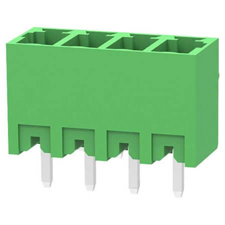 15EDGVC-3.81-04P-14-00AH TERM.BLK.3.81MM 4P 180C MALE GREEN CLOSED - 1