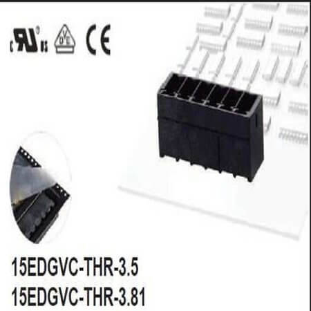15EDGVC-THR-3.5-08P-13-1 TERM.BLK.3.5MM 8P 180C MALE BLACK CLOSED BOX - 1