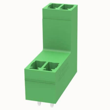 15EDGVT-3.81-08P-14-00AH TERM.BLK.3.81MM 8P 180C MALE GREEN CLOSED - 1