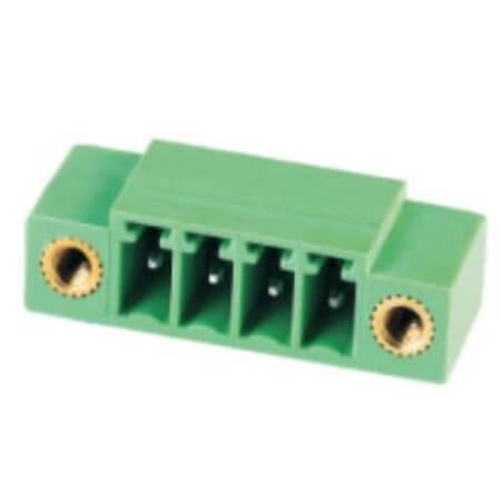 15EGTRM-3.5-02P-14-00AH TERM.BLK.3.5MM 2P 90C MALE GREEN CLOSED GOLTEN - 1