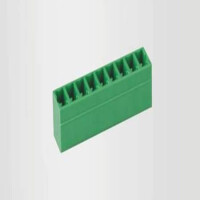 15EGTVC-3.81-02P-14-00AH TERM.BLK.3.81MM 2P 180C MALE GREEN CLOSED - 1