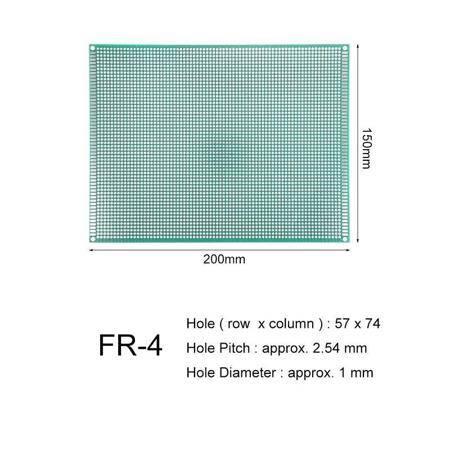 15x20cm Universal PCB Prototype Board Double-Side 2.54mm Hole Pitch - 3