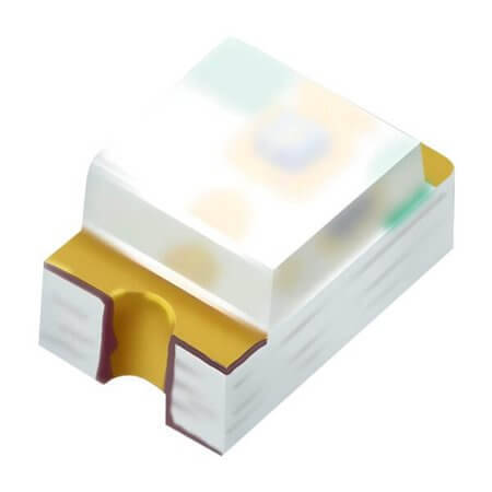 17-21/Y2C-AN1P2/4T LED SMD 0805 YELLOW 28.5-72mcd 140° WATER CLEAR - 1