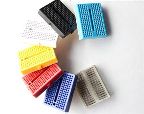 170pts Mini Breadboard SYB-170 Black with Connect - 4