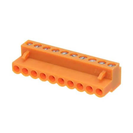 1716400000 TERM.BLK.5.08MM 10P FEMALE ORANGE WEIDMULLER - 1