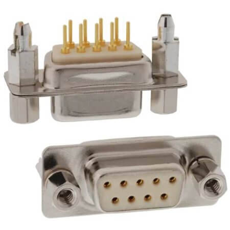 172-E09-213R911 CONNECTOR DSUB 9P SOLDER TYPE FEMALE - 1