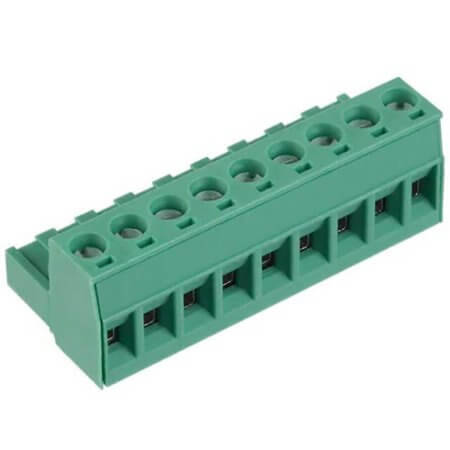 1757080 TERM.BLK.5.08MM 9P FEMALE GREEN - 1