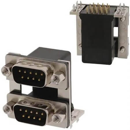 178-009-613R571 CONNECTOR D-SUB 9PIN R/A SLDR - 1