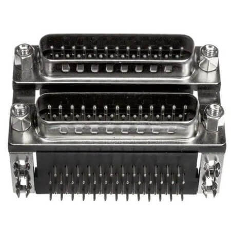 178-025-613R571 CONNECTOR DSUB 25PIN DOUBLE MALE+MALE R/A - 1