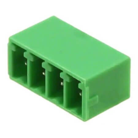 1793260000 TERM.BLK.3.81MM 4P 90C MALE GREEN CLOSED - 1
