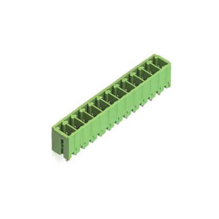 1793680000 TERM.BLK.3.81MM 12P 180C MALE GREEN PANEL MOUNT - 1