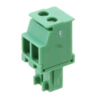 1827127 TERM.BLK.3.81MM 2P FEMALE GREEN - 1