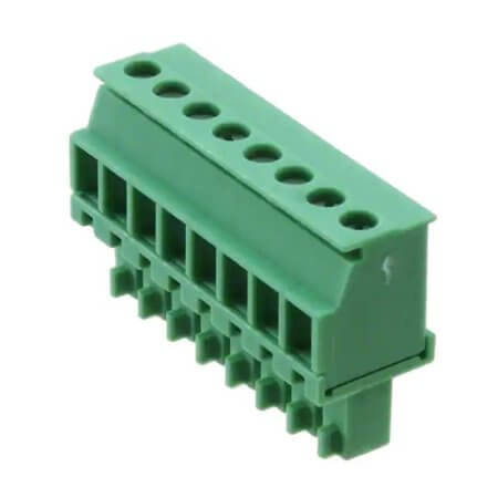 1827185 TERM.BLK.3.81MM 8P FEMALE GREEN - 1