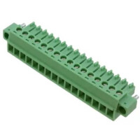 1827842 TERM.BLK.3.81MM 16P FEMALE GREEN - 1