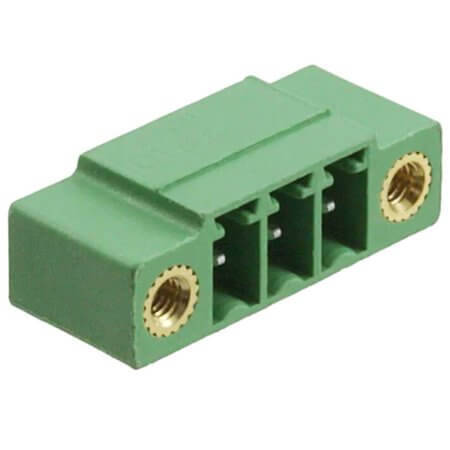 1827871 TERM.BLK.3.81MM 3P MALE GREEN - 1