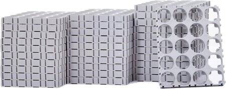 18.4mm Delik Çaplı Yanmaz 4x5 20'li 18650 Pil Tutucu - 3