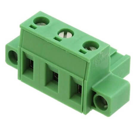 1858772 TERM.BLK.7.62MM 3P FEMALE GREEN - 1