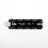 18650 Battery Holder Development Board V3 Overcharge Protection 5V Compatible with Raspberry Pi 3B/3B+ - 5