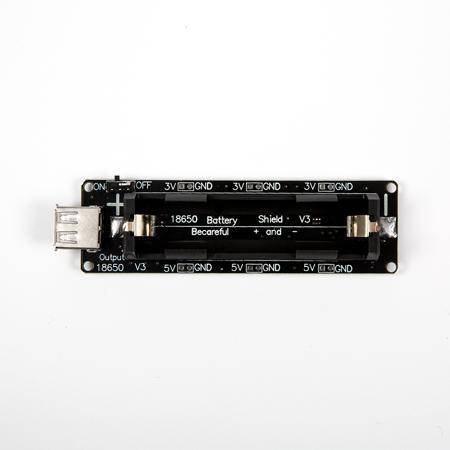 18650 Battery Holder Development Board V3 Overcharge Protection 5V Compatible with Raspberry Pi 3B/3B+ - 5