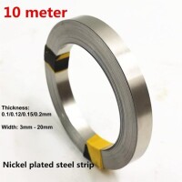 18650 Pil Paketi Kaynağı İçin 0-1x10mmx10M Nikel Kaplama Çelik Şerit - 2