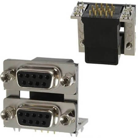 189-009-513R571 CONNECTOR DSUB RCPT 9PIN R/A MALE SOLDER - 1