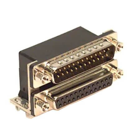 189-025-413R571 CONNECTOR DSUB 25PIN DOUBLE MALE+FEMALE R/A - 1