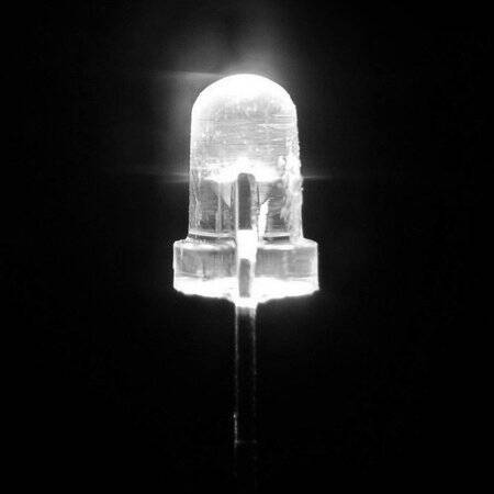 18mm Leg 257 Rectangular LED White Use 3V 20mA - 2