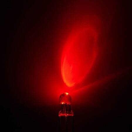 18mm Leg 5mm LED Water Clear Yellow Green Use 2V 20mA - 2
