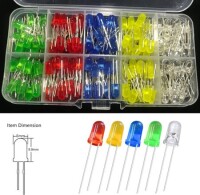 18mm Leg LED 5mm White - 2