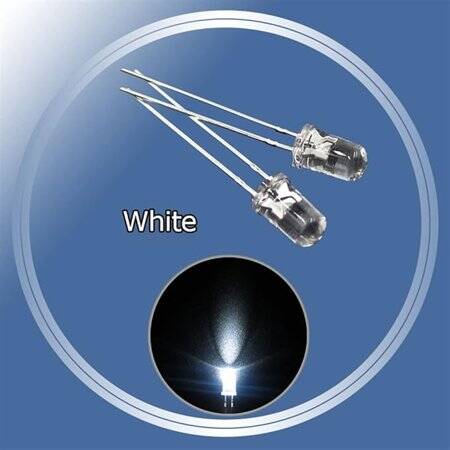 18mm Leg Water Clear LED 5mm Red - 4