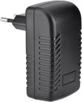 18V 1A 100M PoE Injector EU Plug - Silver Network Port - 2