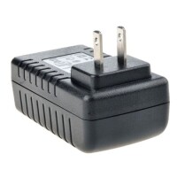 18V 1A 100M PoE Injector US Plug - Silver Network Port - 4