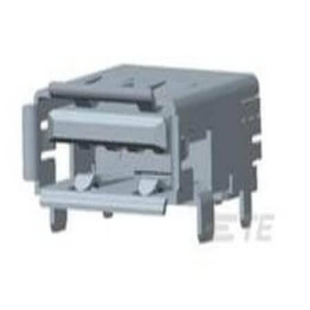 1932638-3 CONNECTOR RECEPT 4P 1 PORT RIGHT ANGLE - 1