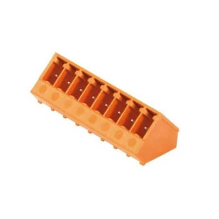 1976140000 TERM.BLK.3.81MM 8P 135C MALE GREEN - 1
