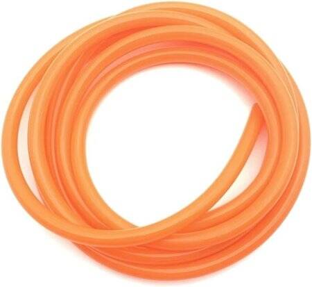 1Meter Orange Silicone Tube Flexible Rubber Hose Drink Water Pipe Food Grade Connector ID 4mm X 7mm OD - 1