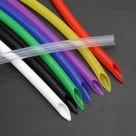 1Meter Red Silicone Tube Flexible Rubber Hose Drink Water Pipe Food Grade Connector ID 4mm X 6mm OD - 1