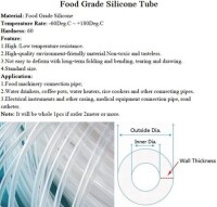 1Meter Red Silicone Tube Flexible Rubber Hose Drink Water Pipe Food Grade Connector ID 4mm X 6mm OD - 2