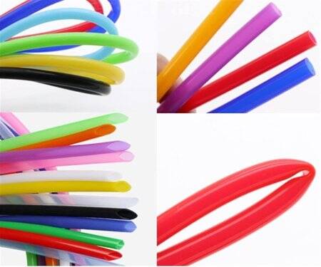 1Meter Sky Blue Silicone Tube Flexible Rubber Hose Drink Water Pipe Food Grade Connector ID 5mm X 7mm OD - 3