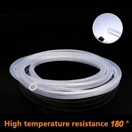1Meter Transparent Silicone Tube Flexible Rubber Hose Drink Water Pipe Food Grade Connector ID 5mm X 9mm OD - 5