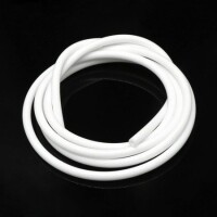 1Meter White Silicone Tube Flexible Rubber Hose Drink Water Pipe Food Grade Connector ID 1mm X 3mm OD - 1