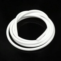 1Meter White Silicone Tube Flexible Rubber Hose Drink Water Pipe Food Grade Connector ID 5mm X 8mm OD - 2