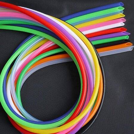 1Meter Yellow Silicone Tube Flexible Rubber Hose Drink Water Pipe Food Grade Connector ID 4mm X 6mmOD - 1