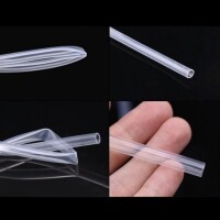 1Meter Yellow Silicone Tube Flexible Rubber Hose Drink Water Pipe Food Grade Connector ID 4mm X 6mmOD - 2