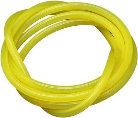 1Meter Yellow Silicone Tube Flexible Rubber Hose Drink Water Pipe Food Grade Connector ID 6mm X 9mm OD - 1