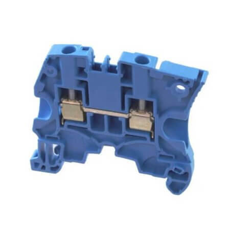 1SNK505020R0000 DIN RAIL T.B.4mm²  SCREW BLUE - 1