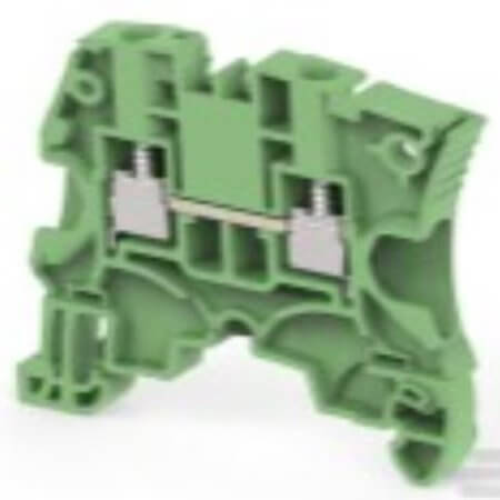 1SNK505061R0000 DIN RAIL T.B.4mm² SCREW GREEN ZS4-GN - 1
