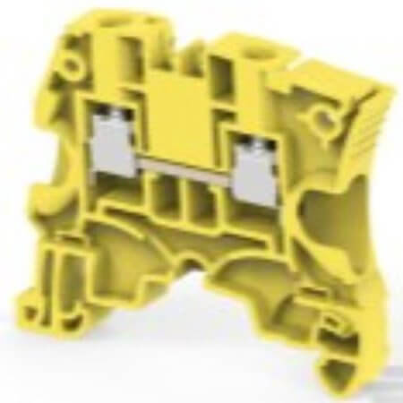 1SNK506060R0000 DIN RAIL T.B.6mm² SCREW YELLOW ZS6-YL - 1