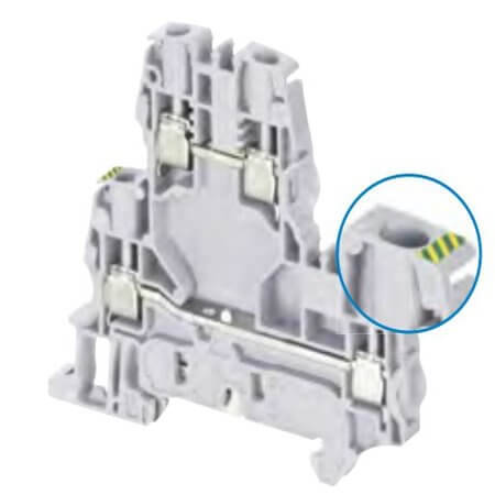 1SNK506212R0000 DIN RAIL T.B.6mm² SCREW GRAY ZS6-D2-PE - 1